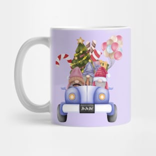 Christmas Gnomes Truck. Mug